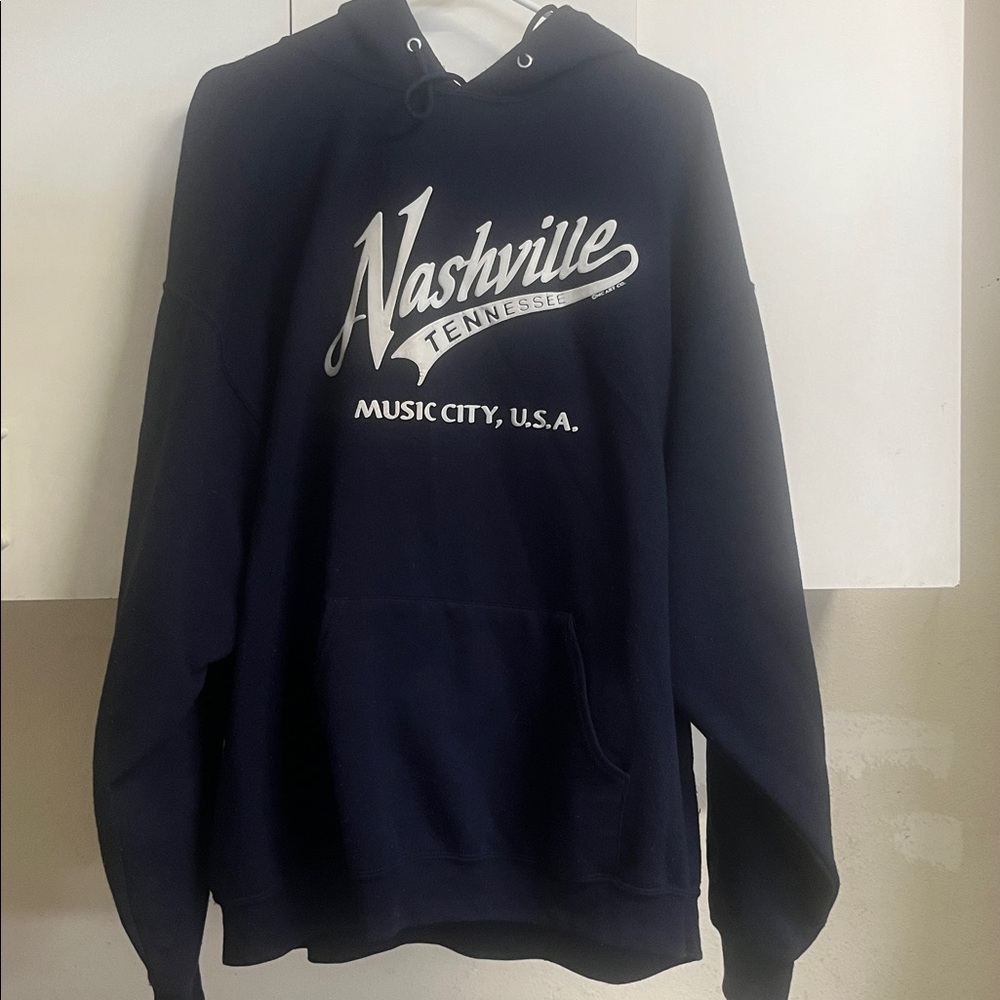 Jerzees NuBlend Navy Hoodie